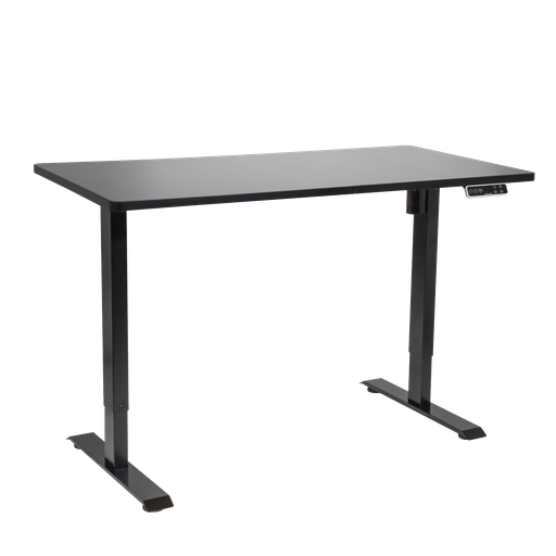 [DH245] Sealey Dellonda Black Electric Height Adjustable Standing Desk with Memory, Quiet, 1400x700mm