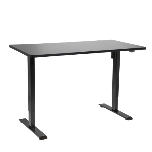 [DH38] Sealey Dellonda Single Motor Ultra-Quiet Adjustable-Height Electric Sit/Stand Desk - Black Desktop