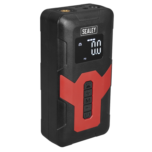 [CTI140] Sealey Rechargeable Tyre Inflator & Power Bank with Worklight 12