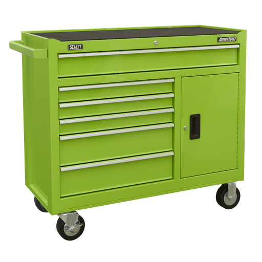 [AP4106HV] Sealey American PRO® Rollcab 6 Drawer - Green