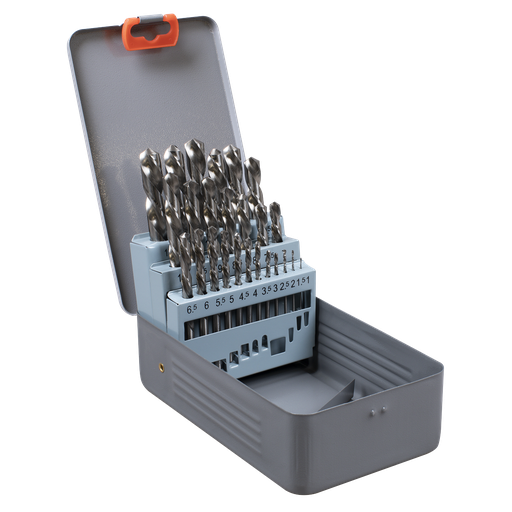 [AK8191] Sealey Left-Hand Spiral Drill Bit Set 25pc