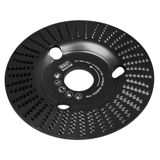 [WCD115B] Sealey 115mm Bevel Shape Wood Carving Disc 22mm Bore