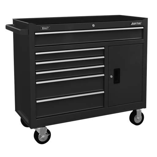 [AP4106B] Sealey American PRO® Rollcab 6 Drawer - Black