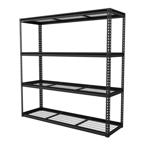 [APMR1] Sealey Heavy-Duty Modular Racking Unit with 4 Mesh Shelves 300kg