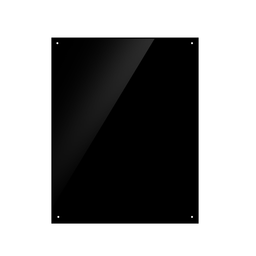 [DH194] Baridi Splashback for Cooker Hoods 60 x 75cm - Black