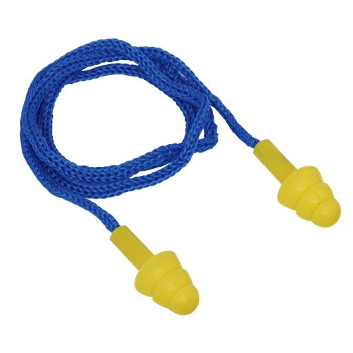 [402/50] Sealey Worksafe® Disposable Corded Ear Plugs - 50 Pairs