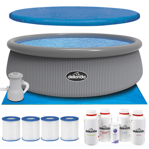 [DL136] Sealey Dellonda Paddling/Swimming Pool & Pump with Cover, Ground