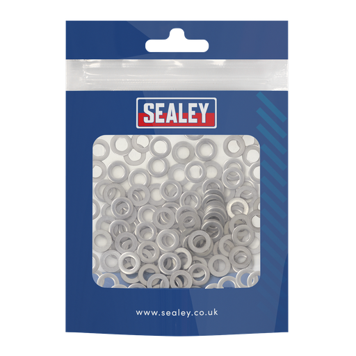 [SSW5] Sealey Stainless Steel Flat Washer M5 A2, DIN 125 - Pack of 100