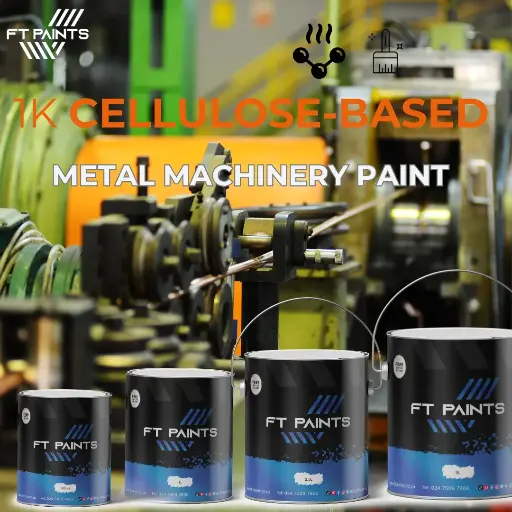 1K Fast-Drying Acrylic Paint – Tough, Long-Lasting Paint for Cars, Machines & Metal 