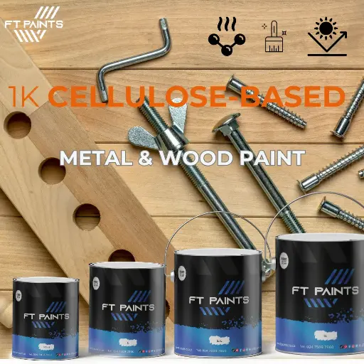 1K Nitro Cellulose Paint – Fast-Drying, UV-Resistant Finish for Metal & Wood Applications