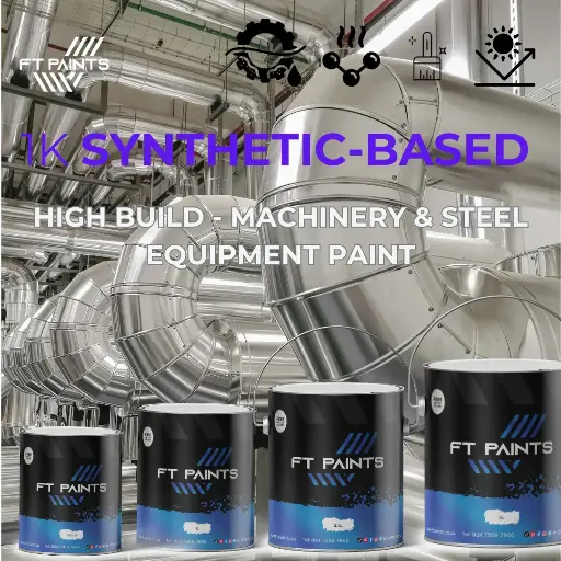 1K High-Build Paint – Tough, Rust-Resistant Paint for Machines & Metal Surfaces