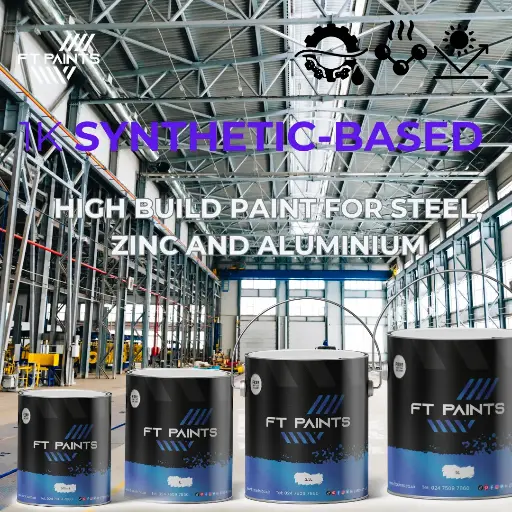 RT 1K High-Build Protective Paint – Thick, Corrosion-Resistant Finish for Steel, Aluminium & Zinc