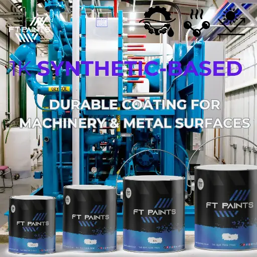 1K High-Solid Enamel Paint – Quick-Dry, Weather-Proof Paint for Steel, Machines & Construction